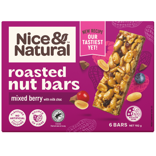 Nice & Natural Roasted Nut Bars