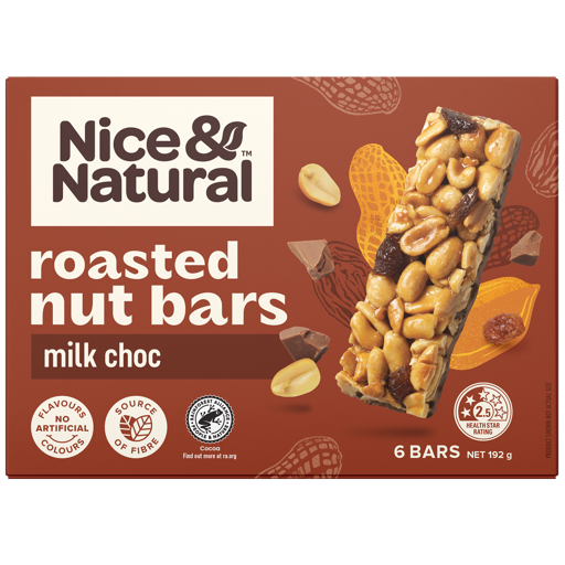 Nice & Natural Roasted Nut Bars