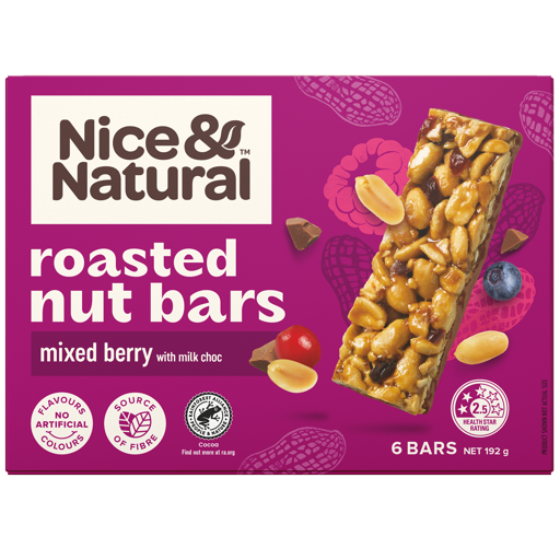 Nice & Natural Roasted Nut Bars